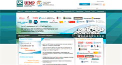 Desktop Screenshot of cantabriacampusinternacional.com